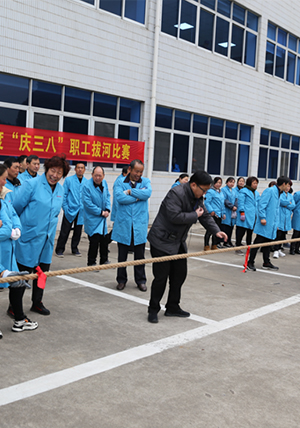 宜禾股份舉辦“女神節(jié)”職工拔河比賽